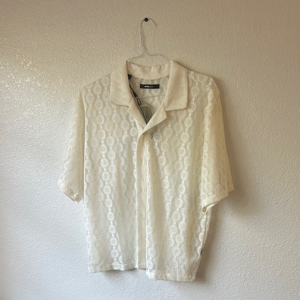 Chic Cream Lace Top